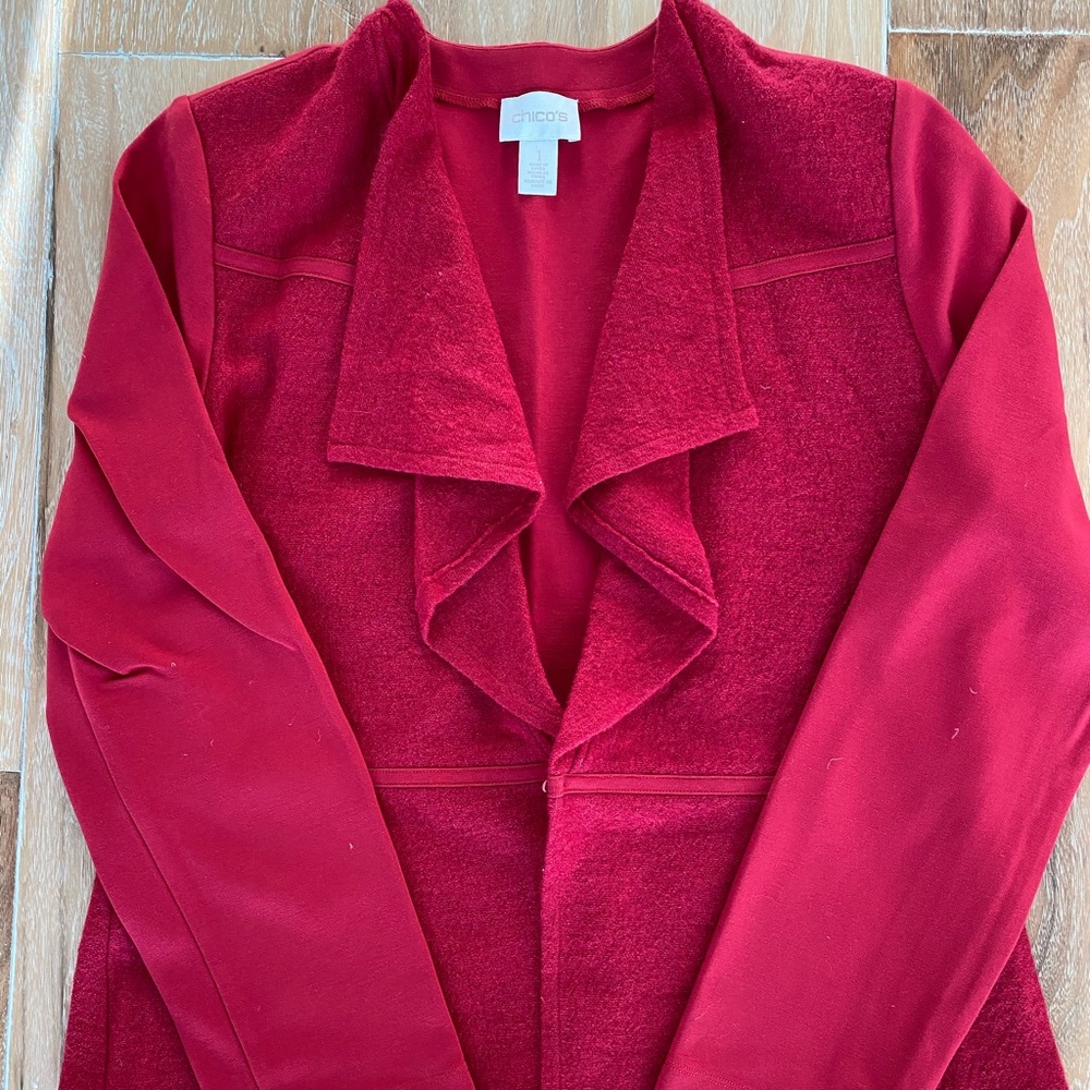 NWOT Chicos mixed media cardigan